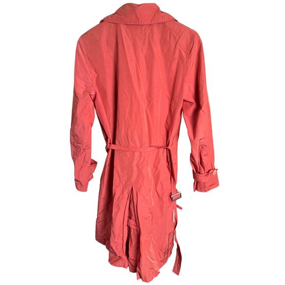 Weekend MaxMara Made In Italy Trench Coat Orange *Dimensions in Picture* - Picture 2 of 7